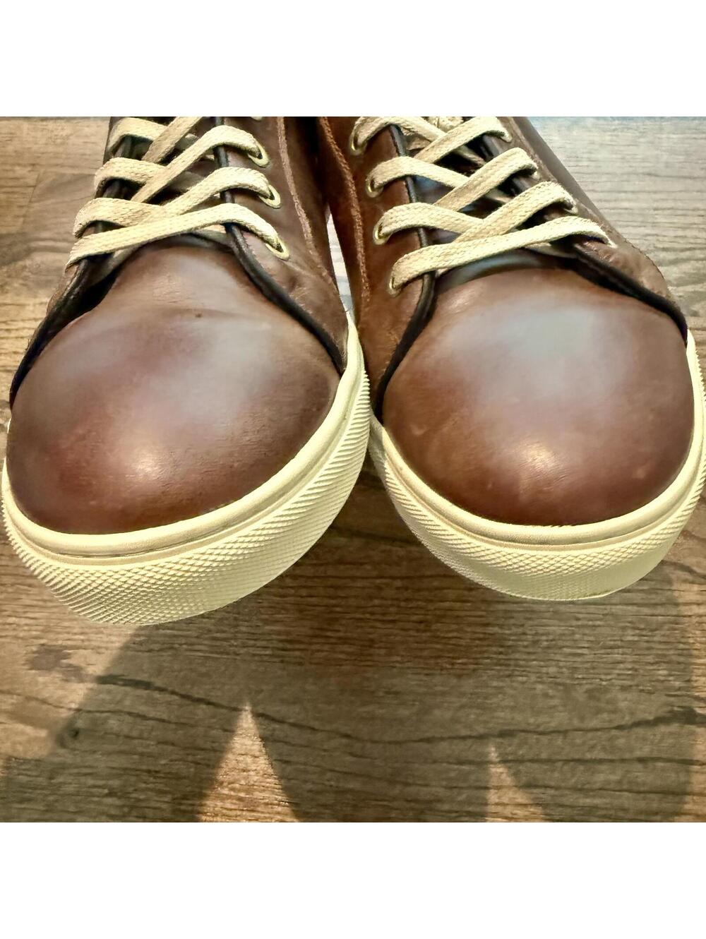 Rodd & Gunn Men's Brown Leather Sneakers Size EUR 45 US 12 - Picture 8 of 8